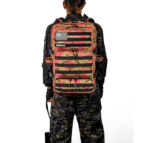 SEYATULLH Military Tactical Backpack 55L for Men & Women Bug Out Bag Assault pack Molle Daypack Hiking Trekking Rucksack (...