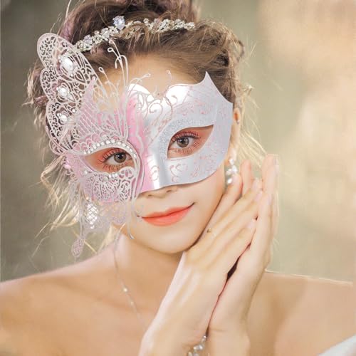 Coddsmz Mysterious Venetian Butterfly Lady Masquerade Halloween Party Mask Evening Prom Ball Mask Bar Costumes Accessory
