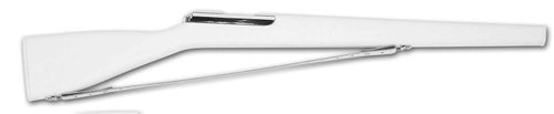 Elite 3 36" Color Guard Rifle (Silver Bolt/White Leather Strap) by Director's Showcase (DSI)