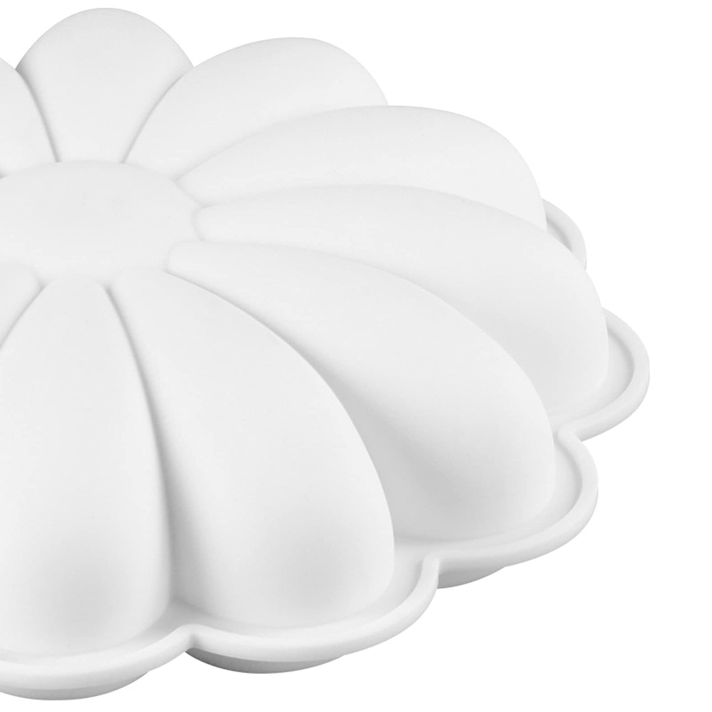 Pure Vie 8.66" Leak-proof Nonstick Silicone Cake Mold Baking Pan Pastry Mould for Christmas Anniversary Birthday Cake, Loaf, Muffin, Brownie, Chocolate, Cheesecake, Tart, Pie, Flan, Bread, Jelly, Soap