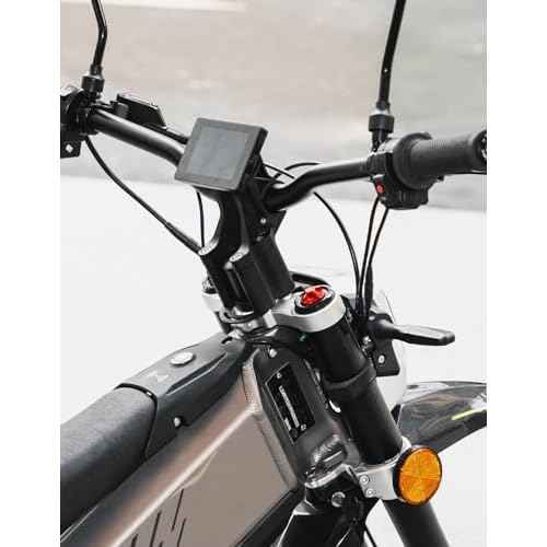 KEMIMOTO Direct Mount Riser Stem Raised 4¡° Compatible with Surron Light Bee X160 X260 Talaria Sting Talaria XXX CNC Aluminium Handle Bar Riser for Electric Dirt Bike 31.8mm Bar Clamp E-Bike