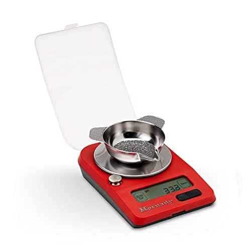 Hornady G3-1500 Electronic Scale, 050104 - Portable Battery Operated Digital Pocket Scale to Weigh Bullets, Cases, Trickle Powder & More Up to 1500 Grain Capacity with 0.1 Accuracy & Reliable Results
