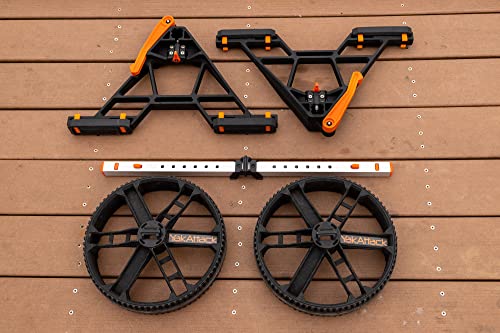 YakAttack Kayak Carts with Adjustable Frame & Wheel Options | All-Terrain, Sand & Solid Tire Variations | Durable Folding ...