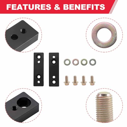 Sway Bar Drop Bracket Kit Compatible with 2005-2023 Toyota Tacoma 2WD RWD 4WD 6 LUG 2"-4" Lifts