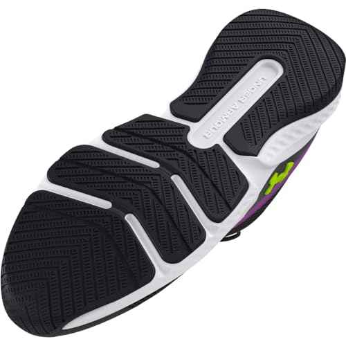 Under Armour Women's Dynamic Select, (102) Castlerock/Provence Purple/High-Vis Yellow, 6, US
