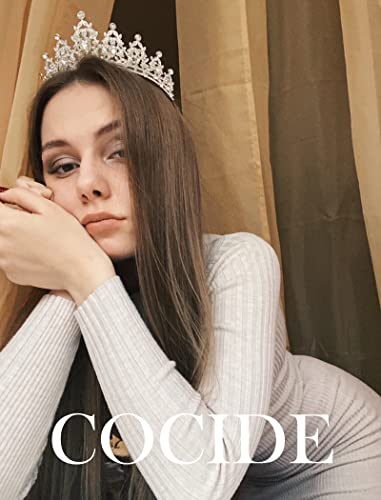 COCIDE Silver Tiaras and Crowns for Women Crystal Headband for Girl Clear Rhinestone Hair Accessories for Bride Wedding Br...