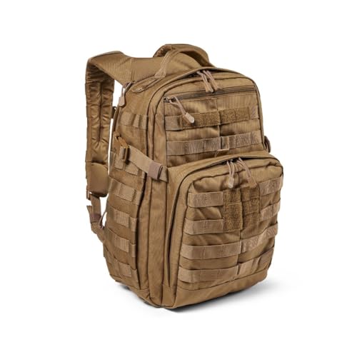 5.11 Tactical Backpack, RUSH 12 2.0 Military Survival Molle Backpack with Laptop Compartment, 24L, Style 56561ABR/56562ABR