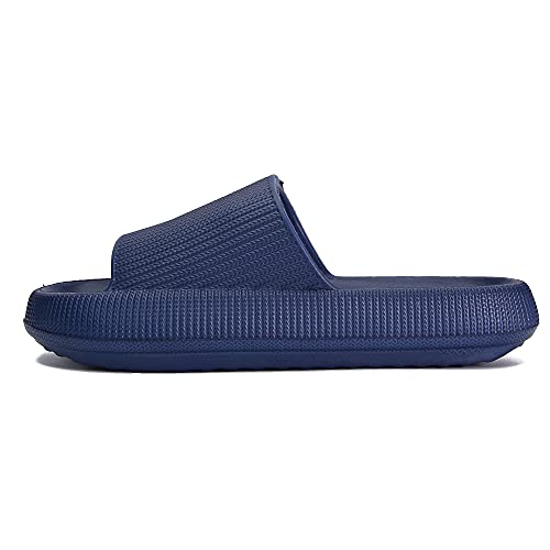 Cloud Slippers for Women and Men, Ultra Comfortable Pillow House Slippers, Lightweight Shower Shoes with Thick Sole, Non-S...