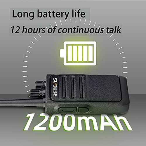 Retevis RT17 Walkie Talkies Long Range for Adults,Rechargeable 2 Way Radios with USB Charger Base, Lightweight Two Way Radio with 1200mAh Battery, Handsfree for Family Skiing Hunting Gifts(4 Pack)