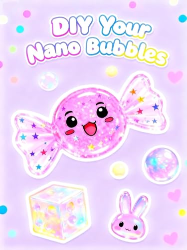 Nano Tape Bubble Kit for Kids, Nano Tape Squishy Maker Making Kit, Arts and Crafts Toys, Birthday Toys Gifts for 4 5 6 7 8...