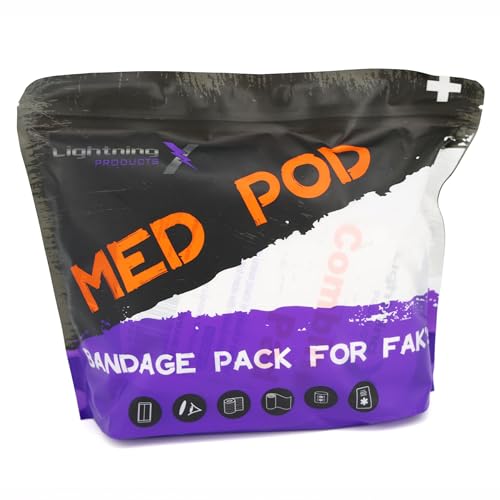 Lightning X Products New Improved Bandages - EMS/EMT Medical Gauze Bandage Refill Kit for First Responder First Aid Kit