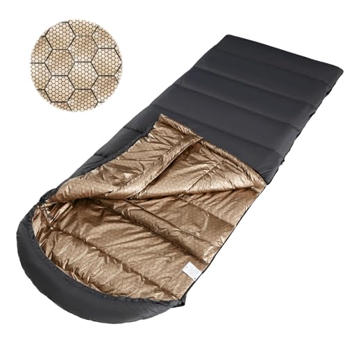 WILDROOTS Warm Sleeping Bags for Adults, Backpacking Lightweight, Cold Weather Sleeping Bag for Warm Camping Hiking Outdoo...