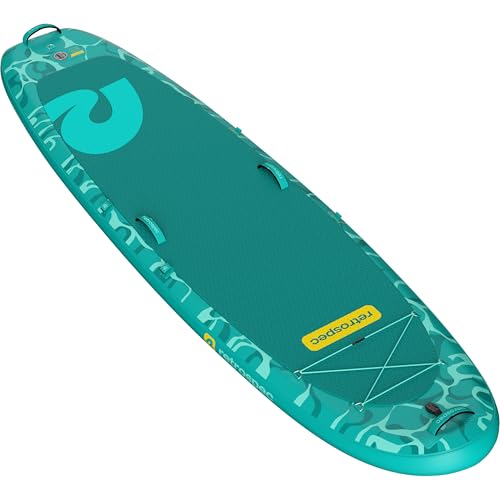 Retrospec Weekender Yogi 10’8 Extra Wide Yoga Paddle Board with Pump and Accessories, Non-Slip, Puncture Resistant, Lightw...
