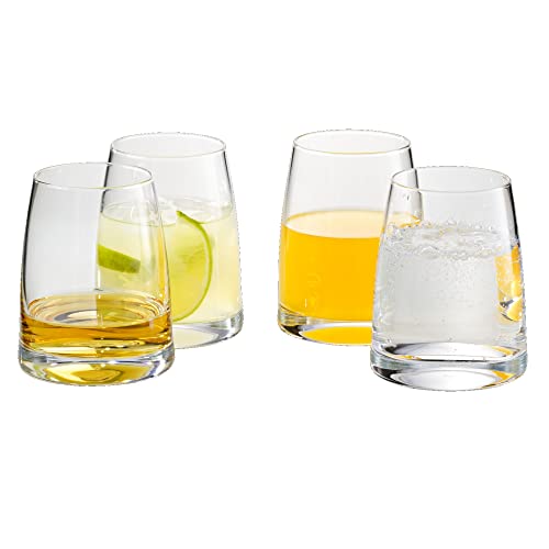 WMF Kineo Water Glasses Set of 4, Drinking Glasses, Tumbler 325 ml, Crystal Glass, Thin Drinking Rim, Ergonomic Shape, Dis...