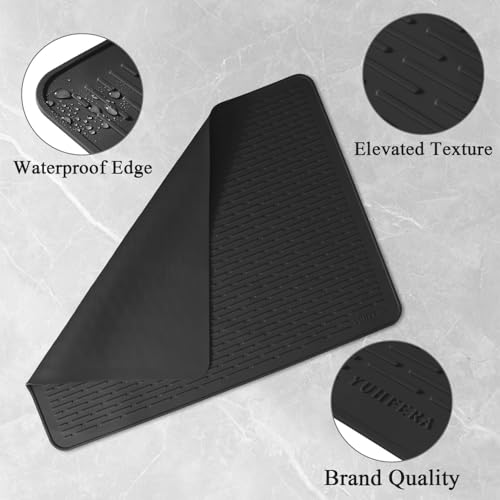 YUHFERA Stove Top Cover for Electric Stove - Silicone Stove Mat for Glass Top, Glass Cooktop Protector For Kitchen,Multi-f...