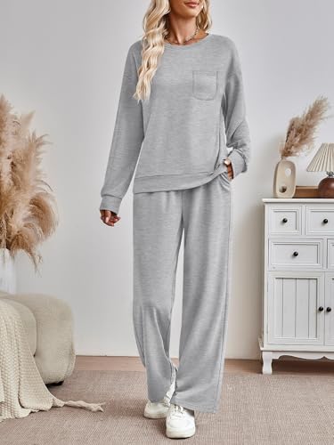 AUTOMET Womens Sweatsuits 2 Piece Lounge Matching Outfits Sweat Sets Tracksuit Travel Sweatshirts Fall Fashion Clothes 2026