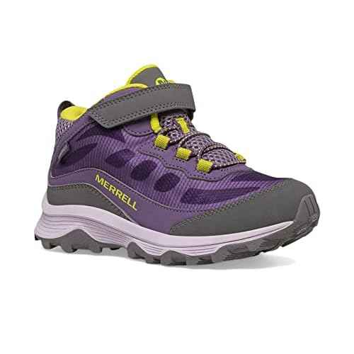 Merrell unisex-child Moab Speed Mid a/C Waterproof (Toddler/Little Kid/Big Kid) Hiking Boot