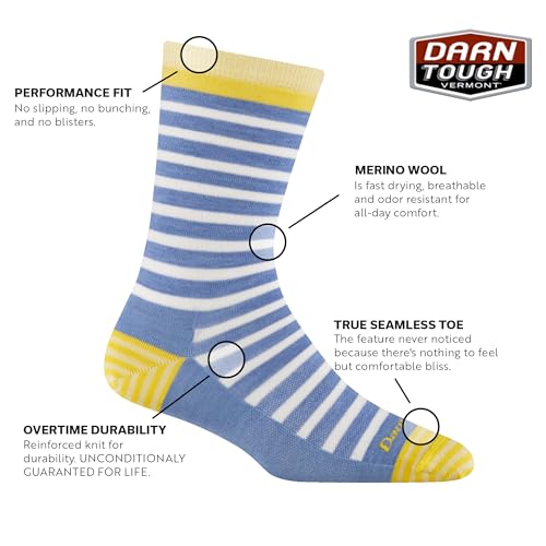 Darn Tough Women's Morgan Crew Lightweight Lifestyle Sock (Style 6039) -