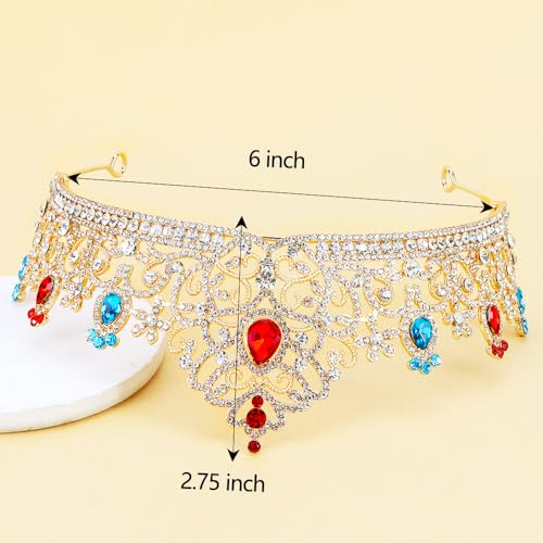 Crystal Crowns for Women Tiaras Bride Royal Queen Crown Princess Tiara Quinceanera Headpieces for Wedding Bridal Headband ...
