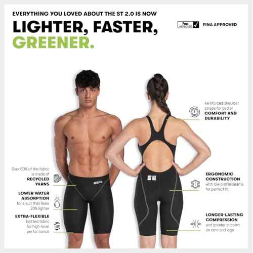 ARENA Powerskin ST Next Men¡¯s Racing Jammer Competition Swimsuit One Piece Athletic Swim Team Championship Tech Suit