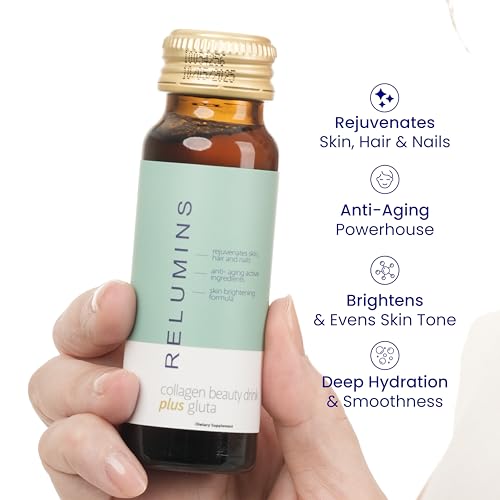 Relumins World's Most Advanced Collagen Drink - 10,000mg w/Glutathione & Antioxidants | USA's No.1 Liquid Collagen for New...