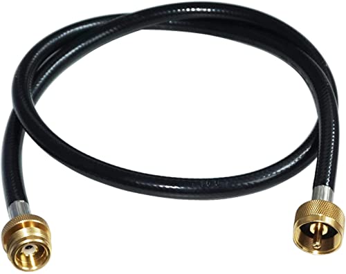 DOZYANT 4 Feet Propane Torch Extension Hose for Propane Tree Distribution Tree Post Assembly 1" x20 Male Throwaway Cylinde...