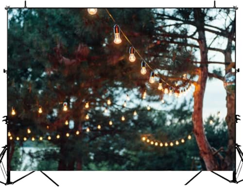Light Bulb Decor Outdoor Party Wedding Party Backdrop Bitrhday Party Decorations Photography Studio Photo Backdrops Backgr...