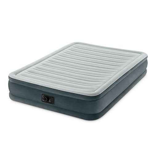 Intex Comfort Plush Mid Rise Dura-Beam Airbed with Built-in Electric Pump, Bed Height 13", Full