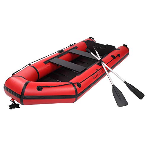 WINGOOD 10ft PVC Inflatable Boat Sport Tender Dinghy Boat Water Adult Assault Boat
