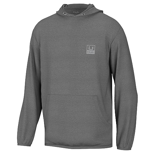 HUK Men's Fleece, Performance Fishing Hoodie