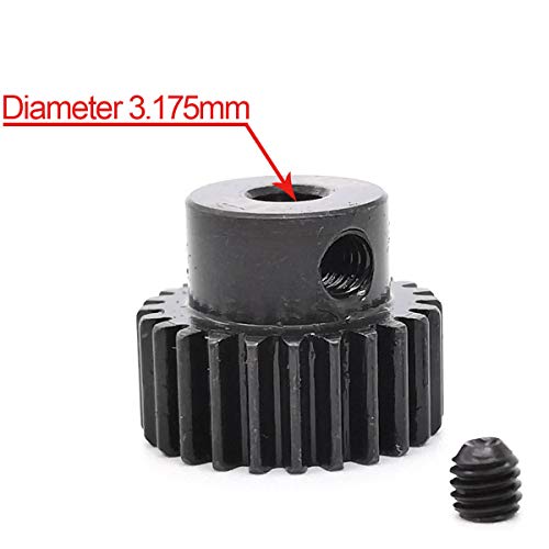 MakerDoIt 48P Pinion Gear Set 3.175mm 48 Pitch 24T 25T 26T 27T 28T RC Parts