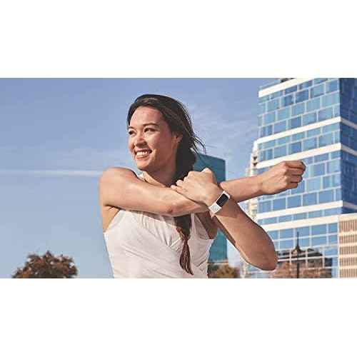 Fitbit Charge 5 Sport Accessory Band, Official Product, Frost White, Small