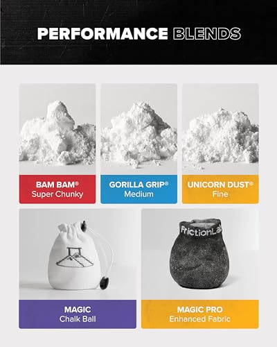 Friction Labs Gym Chalk – Magic Ball, PRO Ball (Chalk Bag Sock) | Non-Toxic Climbing Chalk for Bouldering, Gymnastics & More
