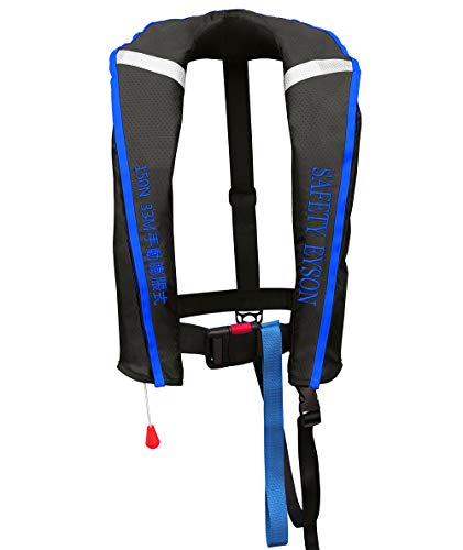 Lifesaving Pro Premium 33G Auto/Manual Inflatable PFD Survival Buoyancy Fishing Kayaking Boating Life Jacket Classic Design