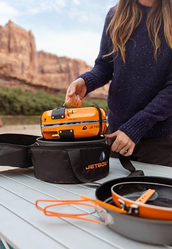 Jetboil Genesis Basecamp Backpacking and Camping Stove Cooking System with Camping Cookware