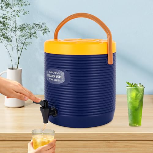 INPAITOO 3 Gallon Water Cooler, Insulated Beverage Dispenser with Faucet, Insulated Beverage Dispenser, Portable Hot Water...