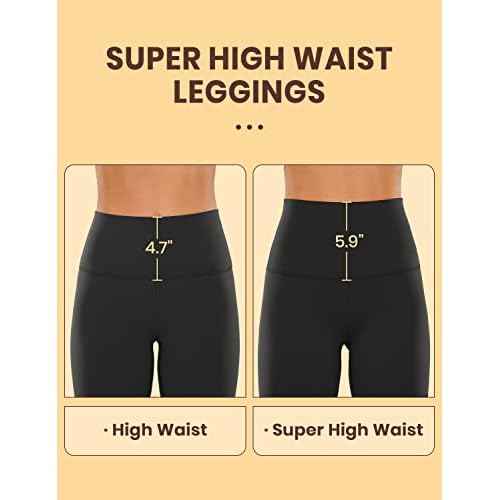 CRZ YOGA Women's Butterluxe Super High Waisted Biker Shorts 8 Inches - Over Belly Lounge Workout Yoga