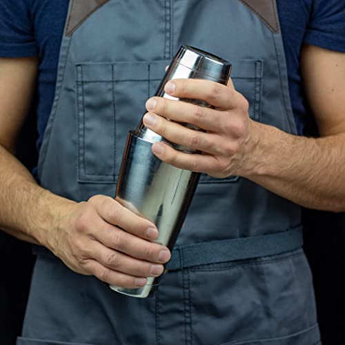 The Art of Craft Professional Cocktail Shaker Set Bartending Kit: Weighted Boston Shaker Tins, Hawthorne Strainer and Japa...