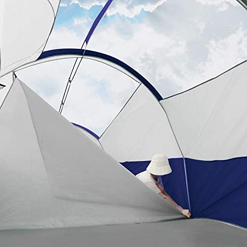 CAMPROS CP Tent 8 Person Camping Tents, Weather Resistant Family Tent, 5 Large Mesh Windows, Double Layer, Divided Curtain...