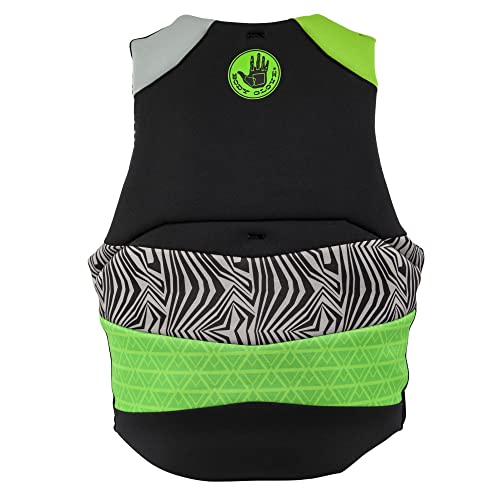 Body Glove Men’s Phantom USCGA Life Jacket PFD-GRN/Gry-L