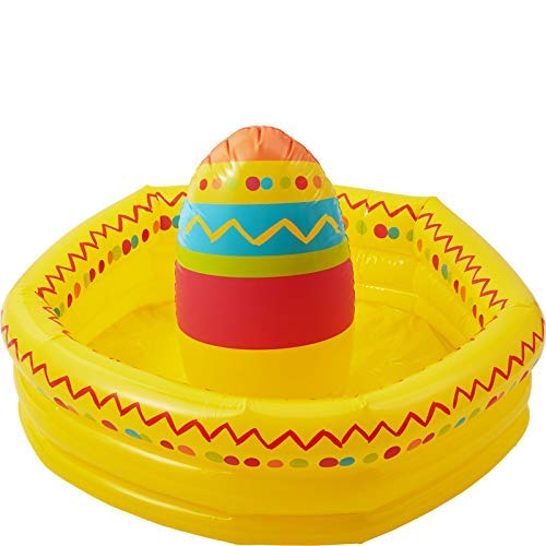 Sombrero Inflatable Cooler - 16 1/2" x 33 4/5", 1 Pc