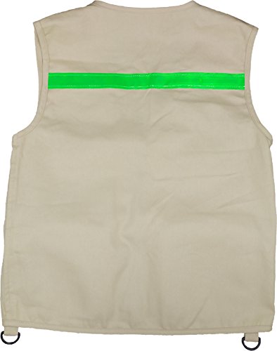 Eagle Eye Explorer Cargo Vest for Kids with Reflective Safety Straps and Floppy Sun Hat