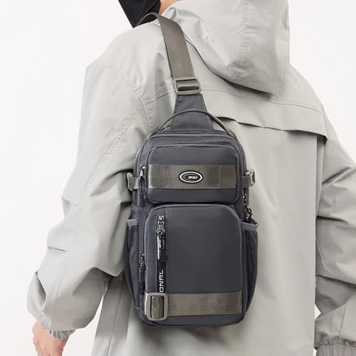 Tactical Crossbody Bag for Men Convenient Outdoor Shoulder Bag Large Capacity Crossbody Bags Leisure Backpack