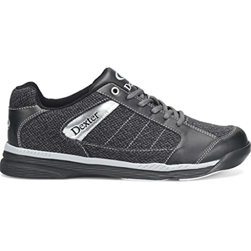 Dexter Mens Modern Bowling Shoes, Charcoal Knit, 8 US
