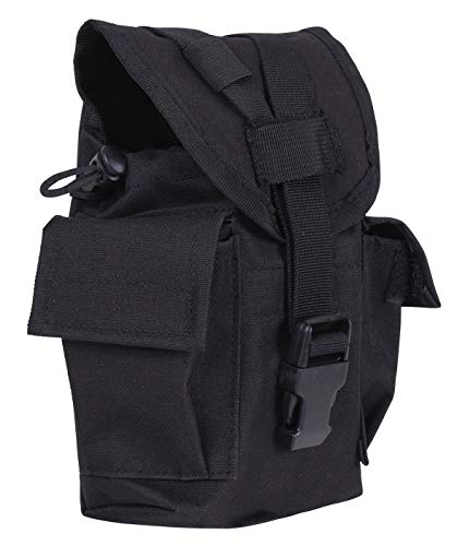 Rothco MOLLE II Canteen & Utility Pouch, Black