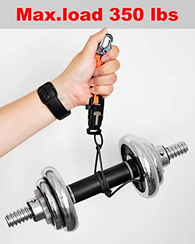 ParaDance Survival Keychain Fire Starter w/Flint Striker Paracord Whistle Keyring for Hiking Camping Fishing Hunting