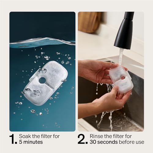 PETLIBRO Replacement Filters for Dockstream Cat Water Fountain PLWF106/PLWF116/PLWF115/PLWF105/PLWF005, 4 Months Set of Re...