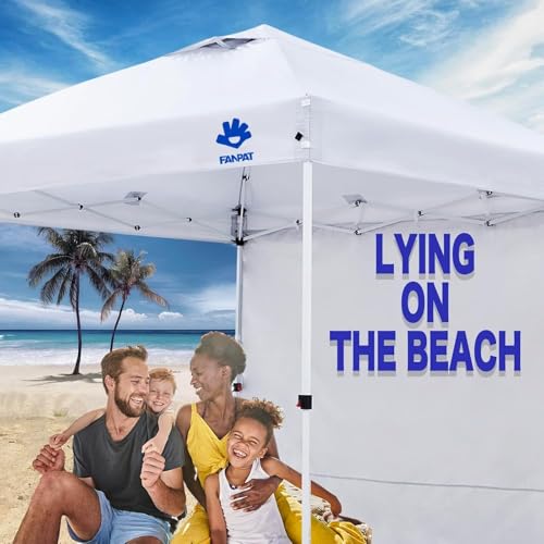 Fanpat 3PCS Canopy Sidewalls for 10x10 Pop Up Canopy Tent Waterproof, 99% UV Protection, 3 Piece Sidewalls, (Sidewall Onl...