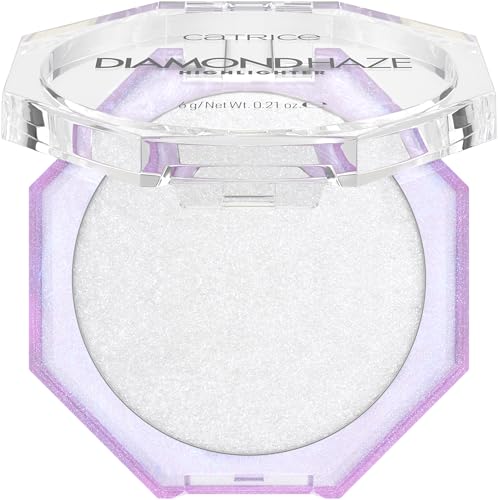 Catrice | Diamond Haze Highlighter (010 Gimme Glitter) | Stunning 3D Shimmer Effect for Face & Body | Silky, Buildable Glo...