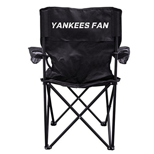 VictoryStore Outdoor Camping Chair - Yankees Fan Camping Chair with Carry Bag.